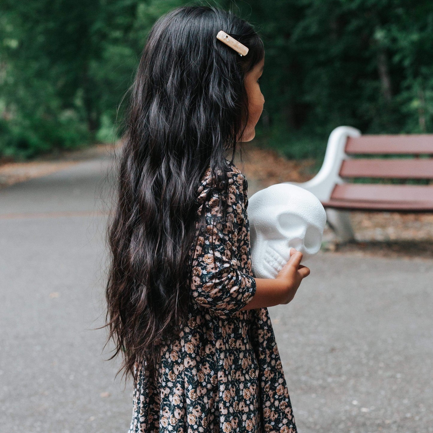 Floral Skulls Twirl Dress