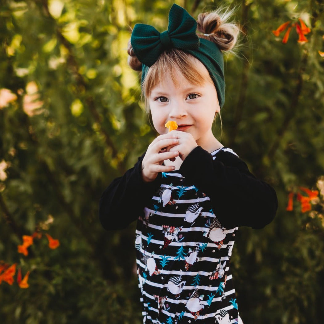 Gnome Stripe Romper