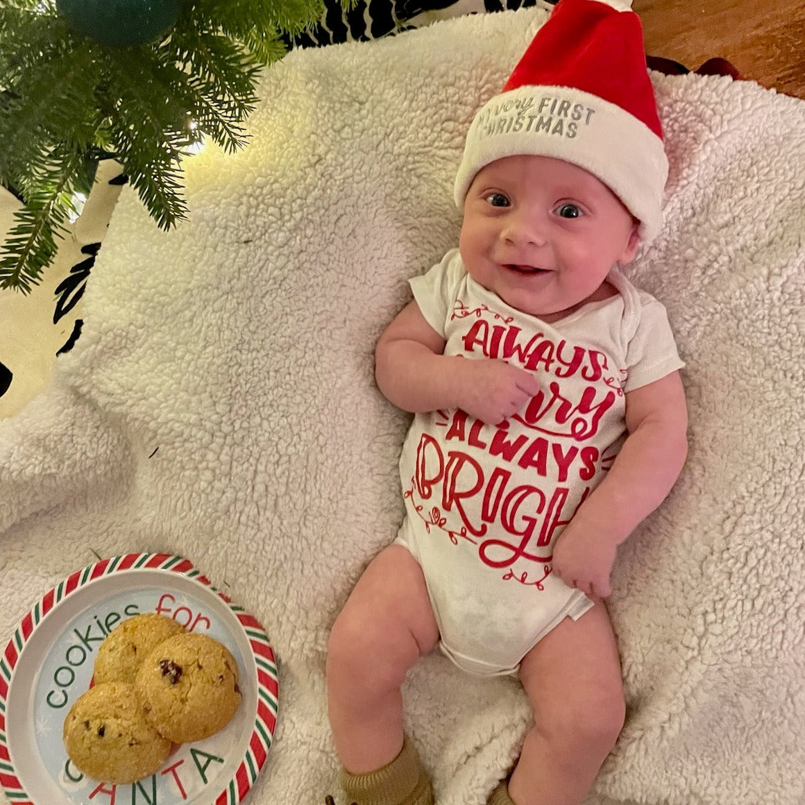 Always Merry Always Bright Onesie