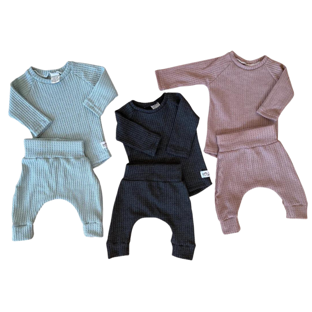 Waffle Knit Lounge 2 Piece Set
