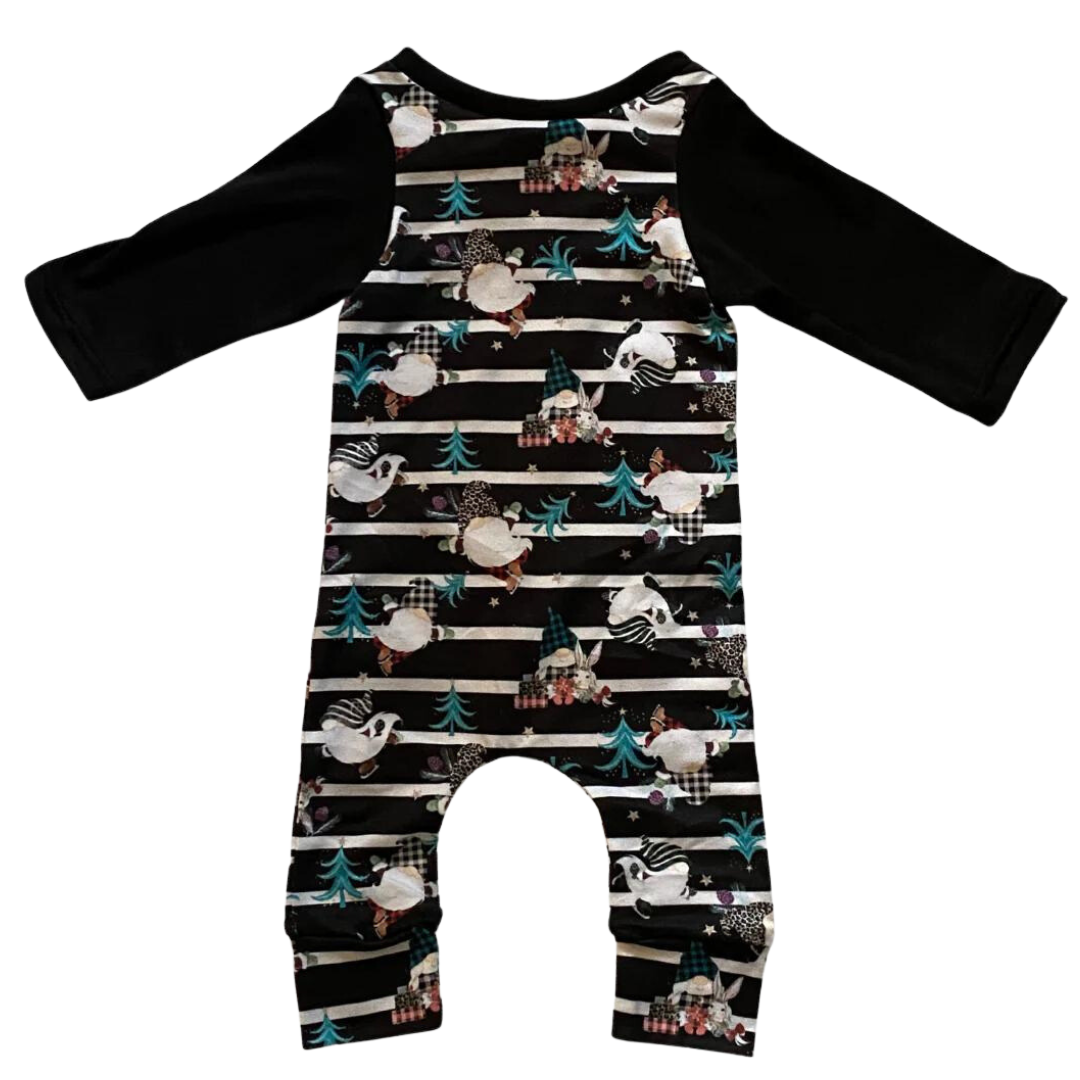 Gnome Stripe Romper
