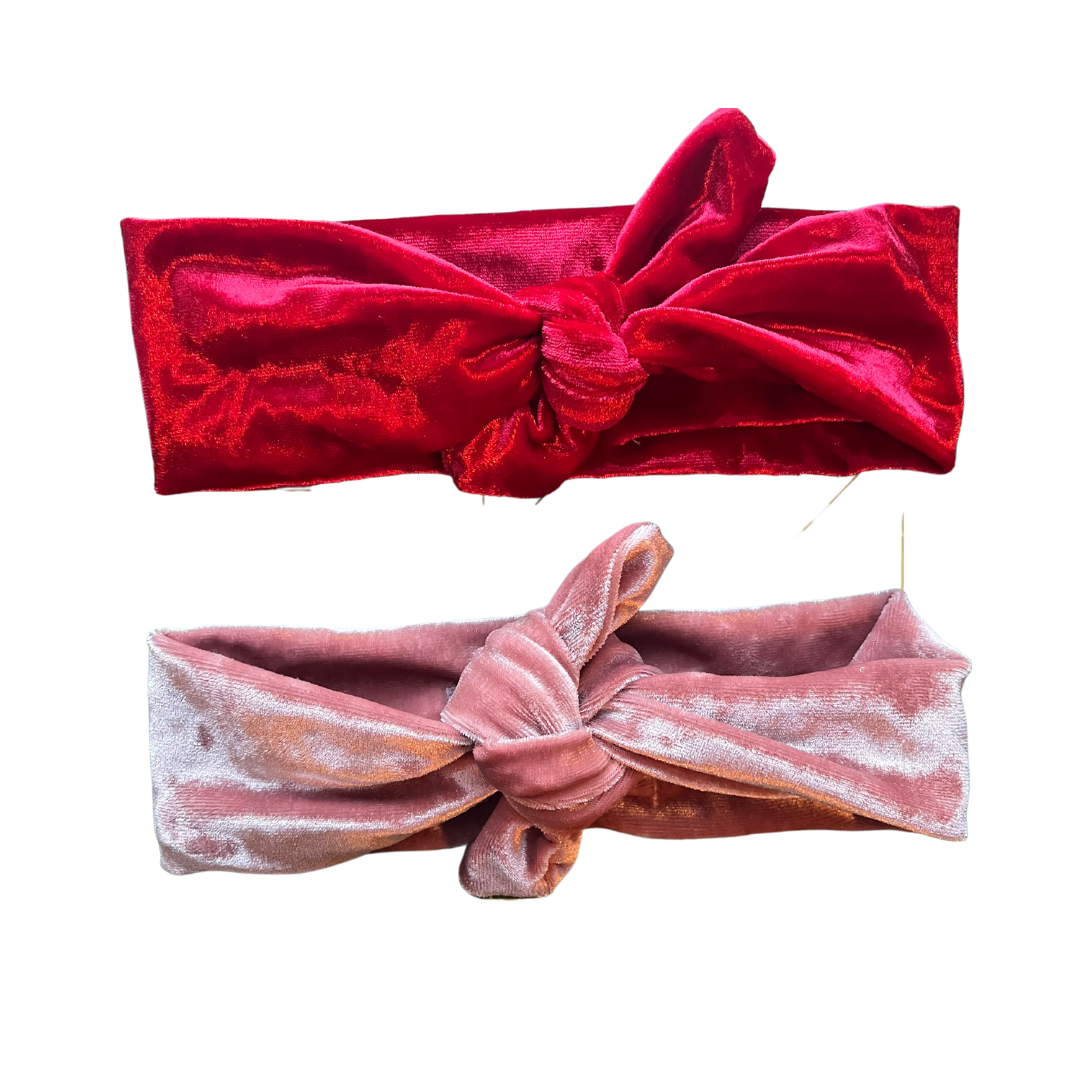 Crushed Velvet Headband - 2 colors