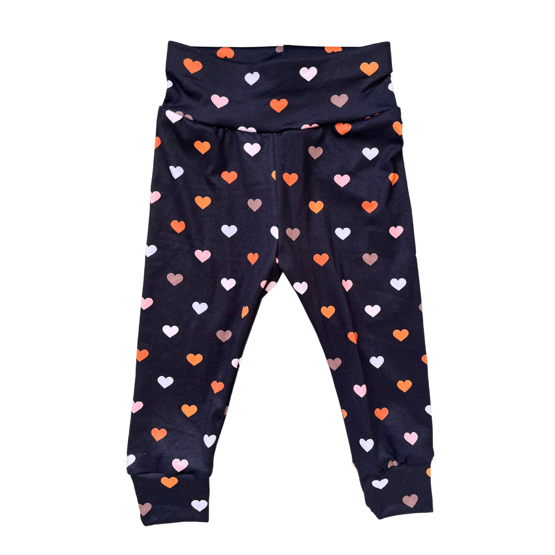 Multi-Color Hearts Leggings