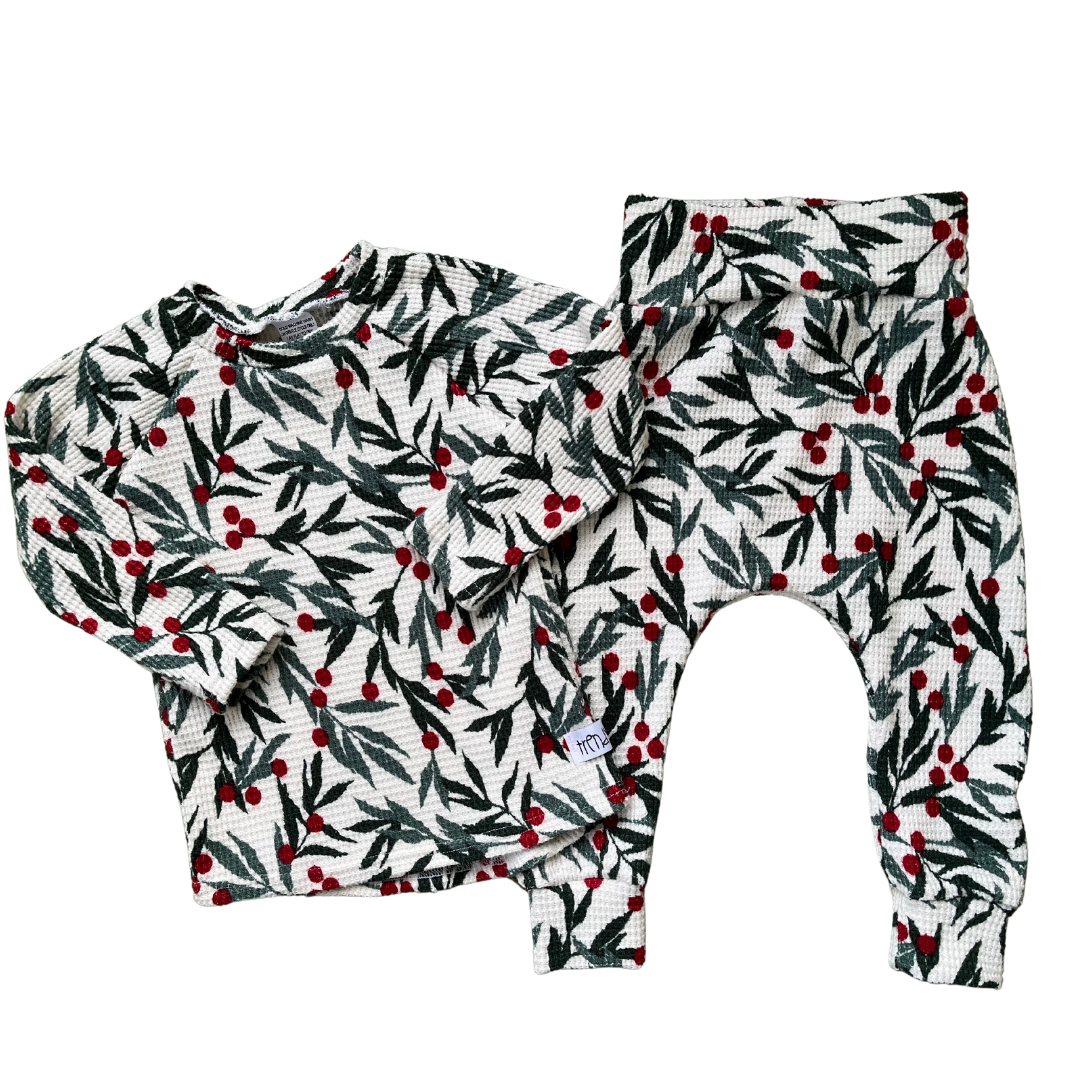 Holly Waffle Knit Raglan