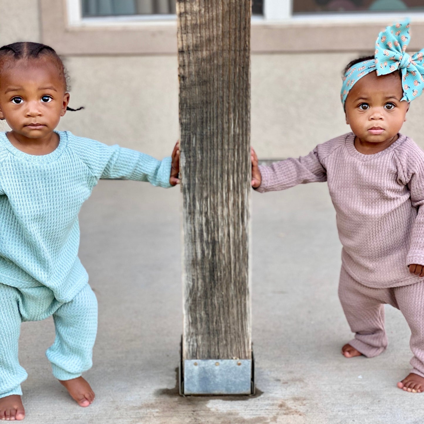 Waffle Knit Lounge 2 Piece Set