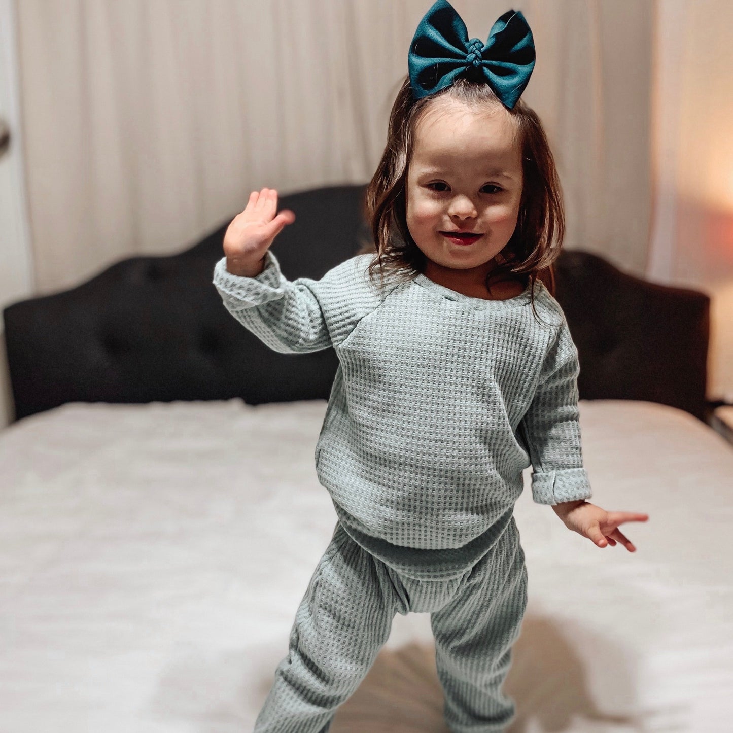 Waffle Knit Lounge 2 Piece Set