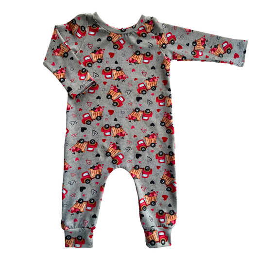 "Truck Loads of Love" Romper