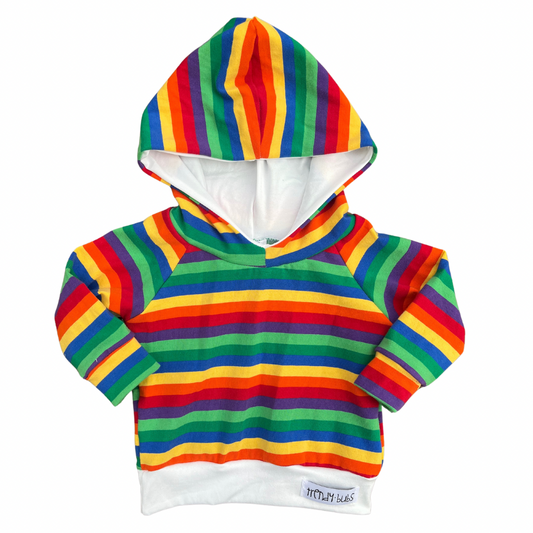 Rainbow Stripe Hoodie