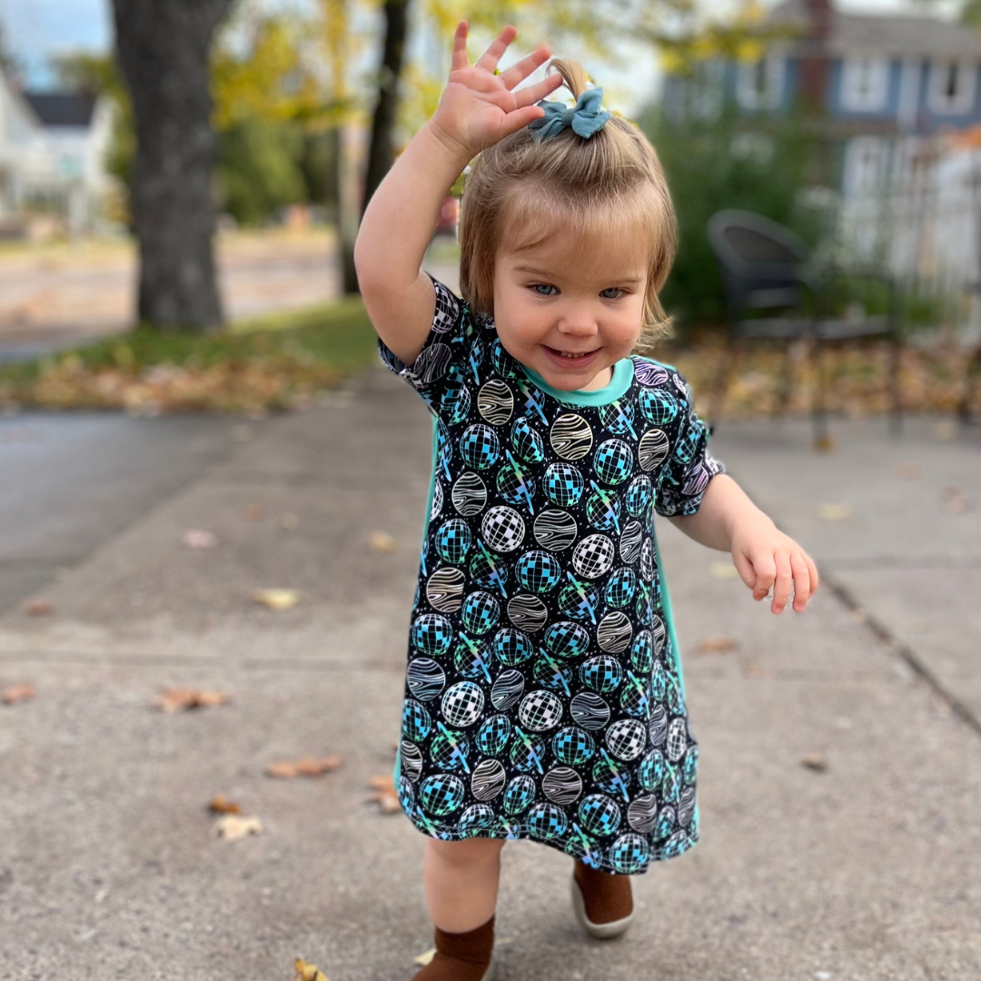 Cosmic Dreams  Hi-Low Dress