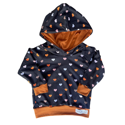 Multi-color Hearts Hoodie