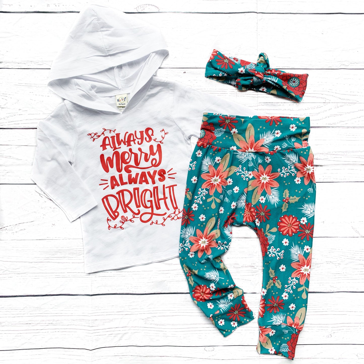 Holiday Floral Leggings