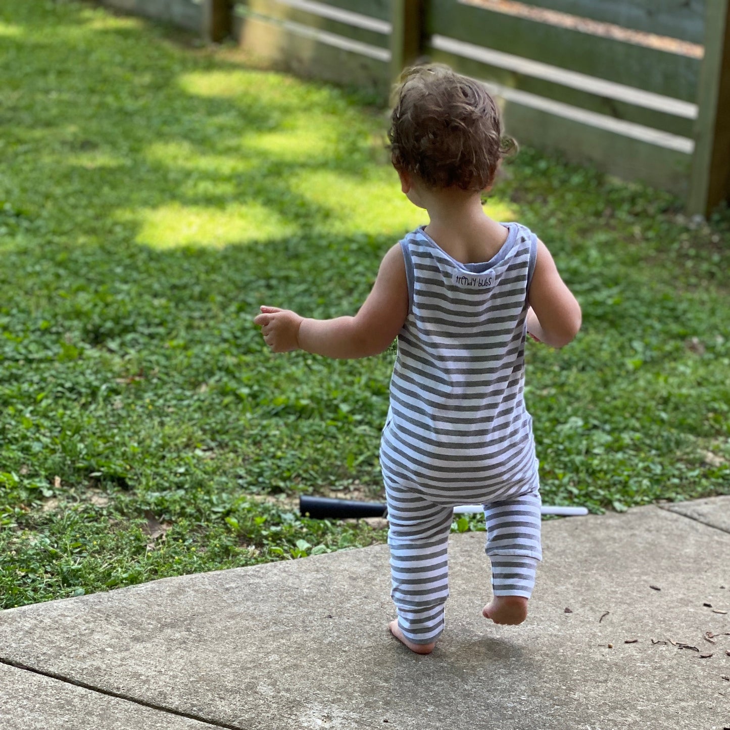 Staple Stripes Romper ( only black and white left)