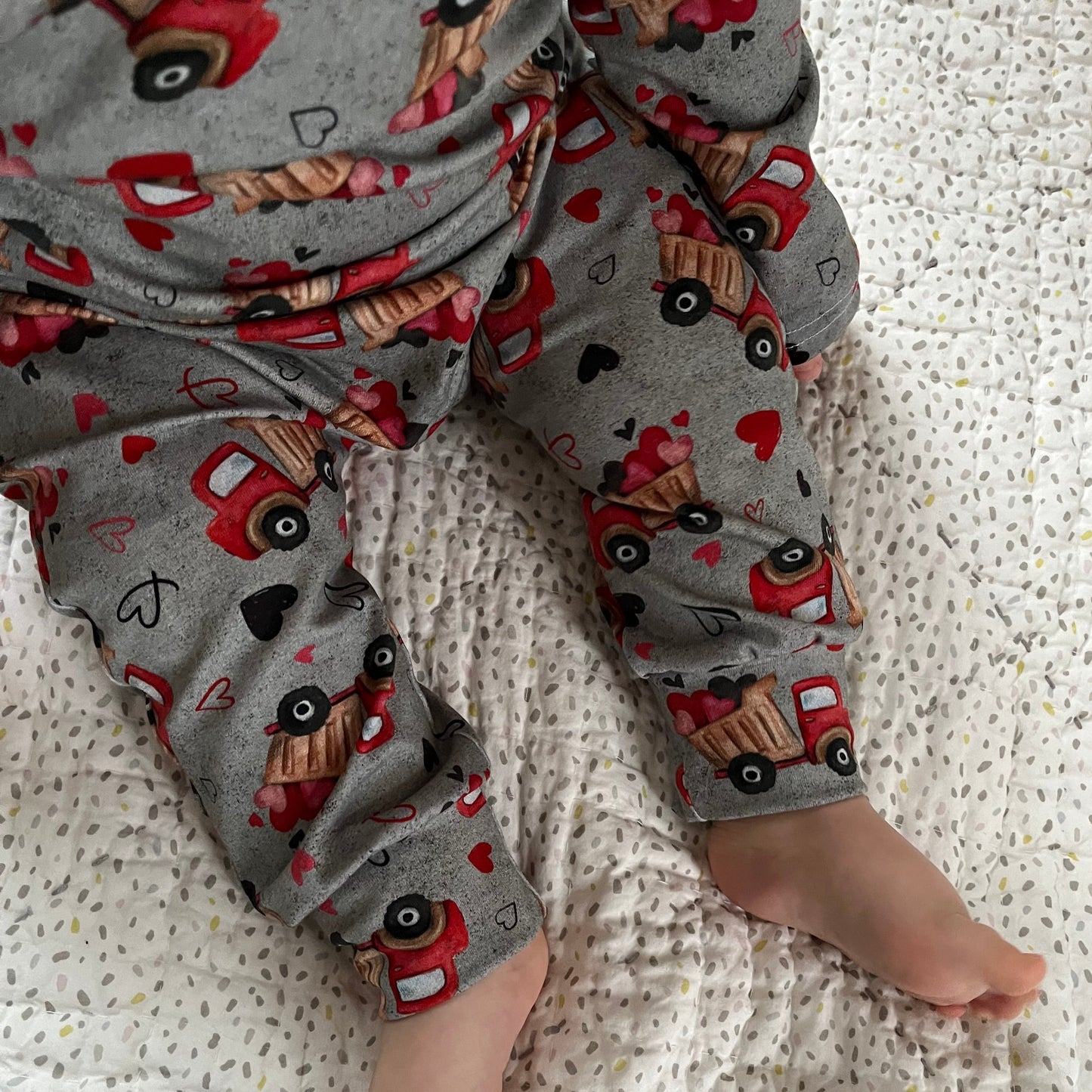 "Truck Loads of Love" Romper