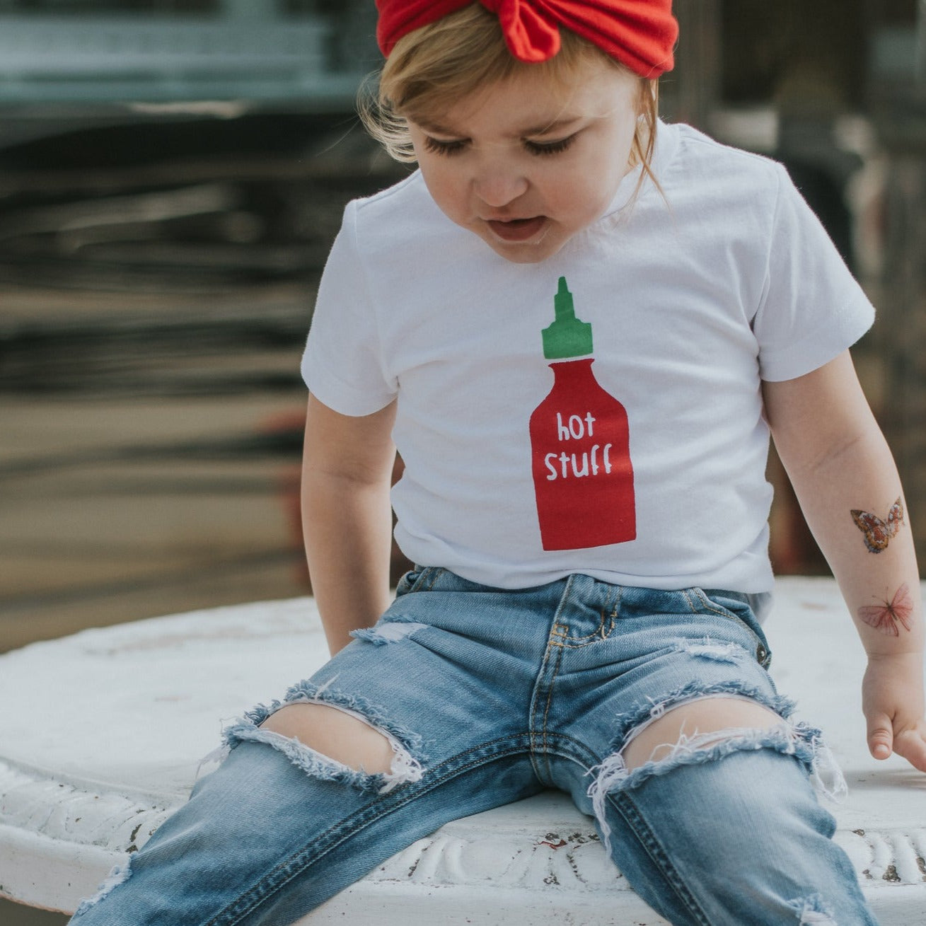 Hot Stuff Tee ( only 4T and 5T left)