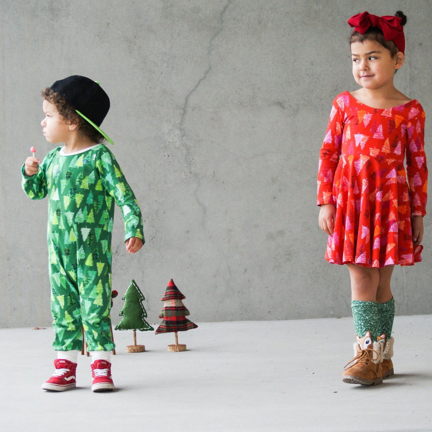 Christmas Trees Romper