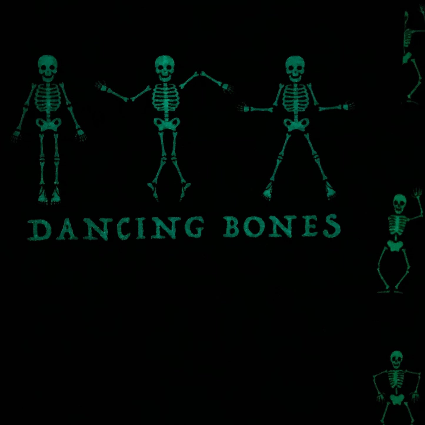 GLOW IN THE DARK Dancing Bones Skeleton Tee